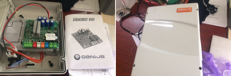 Motor cổng âm sàn Genius của Ý