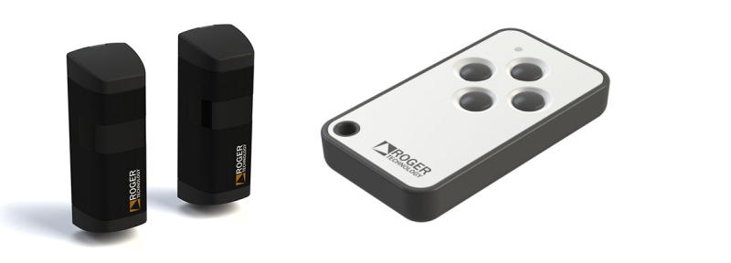 cảm biến và remote cổng tự động Roger- motorcong24h.com