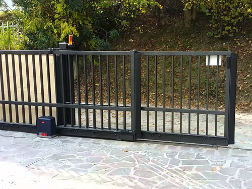 cổng lùa JG hai cánh - motorcong24h.com