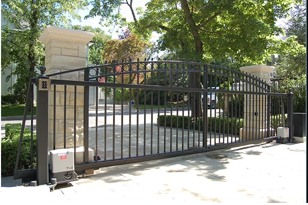 cổng tự động FAAC hai cánh trượt về hai bên - motorcong24h.com