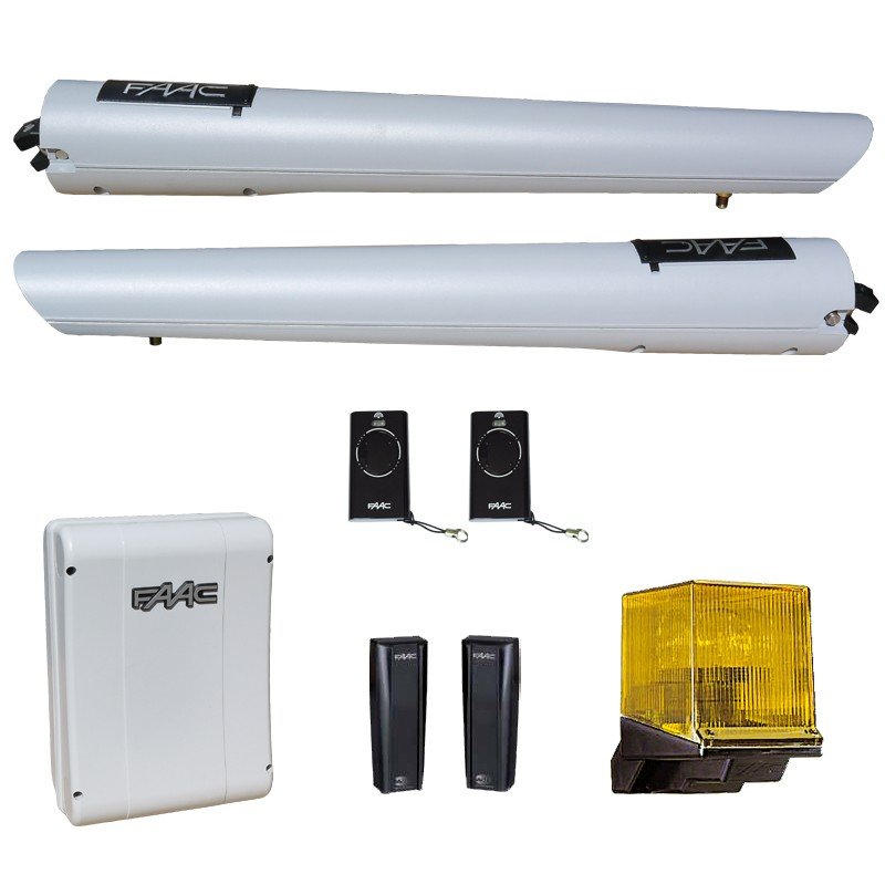 mô tơ cổng tự động cánh tay đòn FAAC - motorcong24h.com