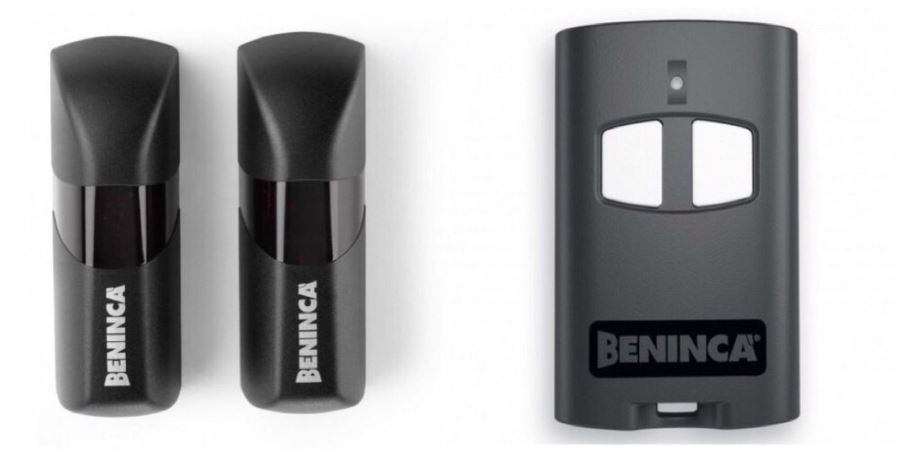 cảm biến an toàn và remote beninca - motorcong24h.com