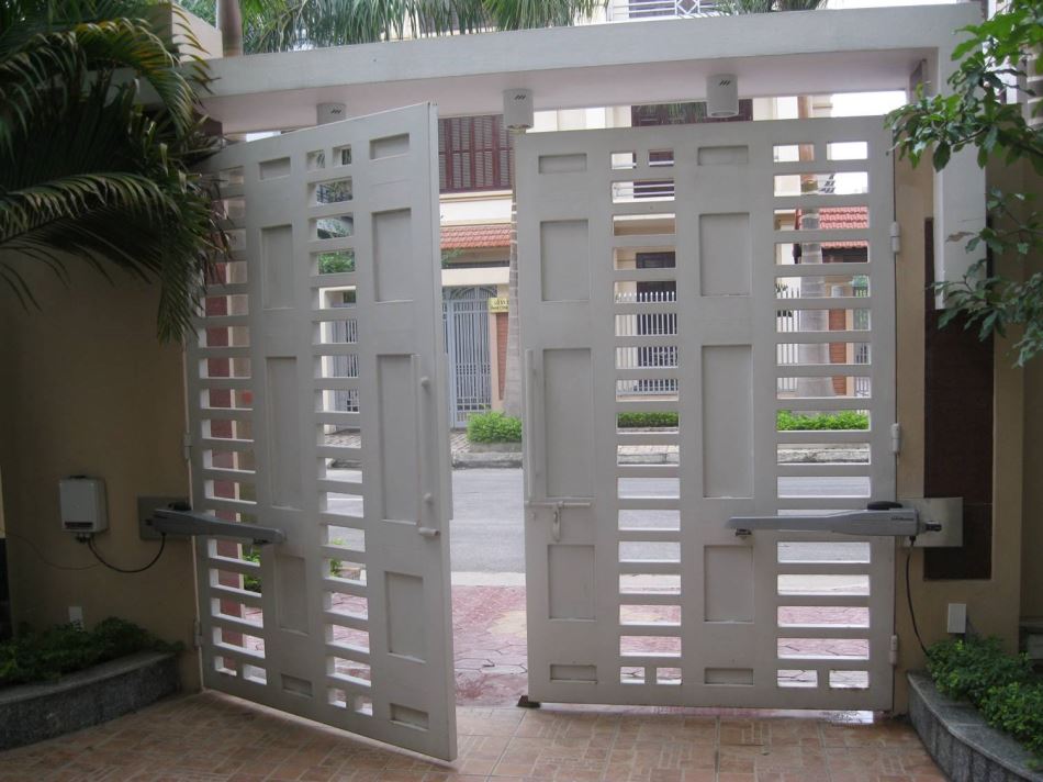 cổng tự động faac cho nhà phố - motorcong24h.com